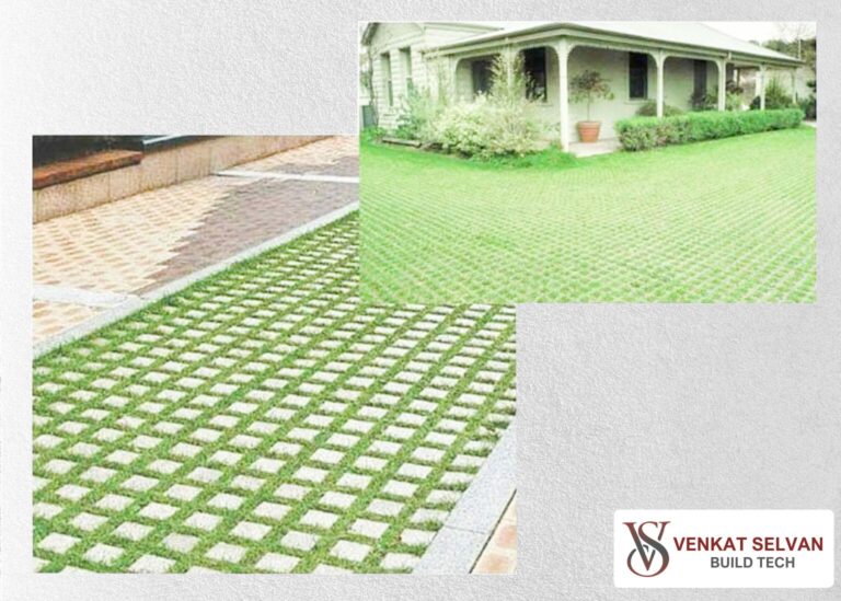 Conventional Square Grass Paver Blocks