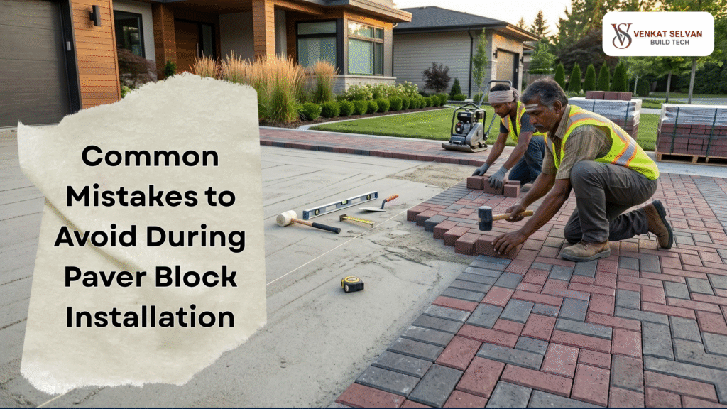 Paver Block Installation