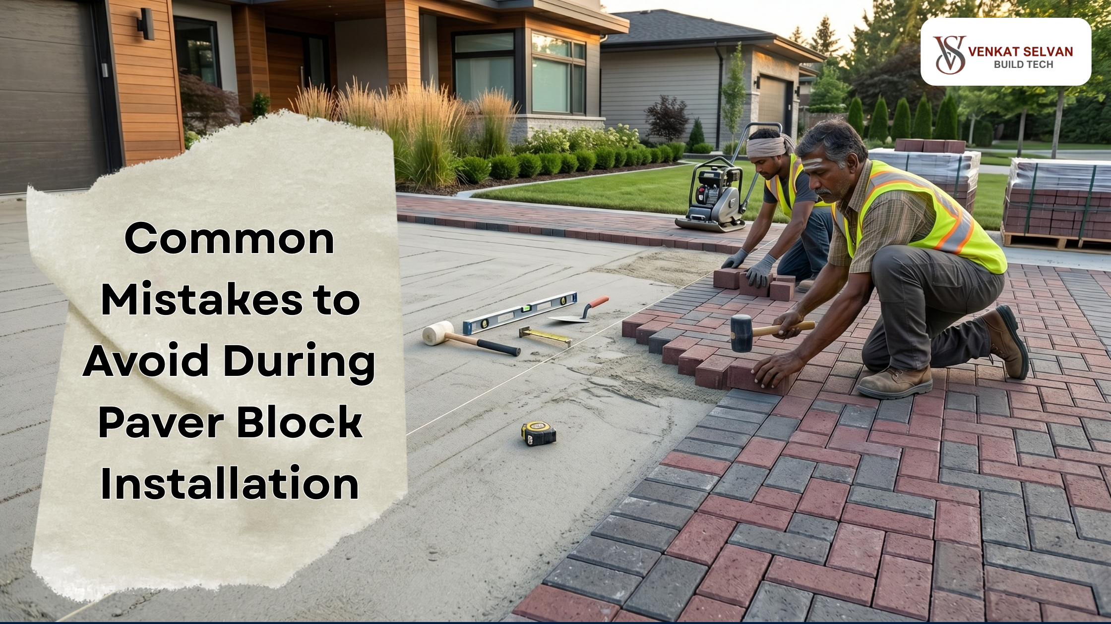 Paver Block Installation